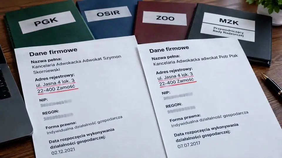 Zamość: nowy zastępca prezydenta rezygnuje z wynagrodzenia, ale pojawiają się pytania o obsługę prawną miejskich spółek