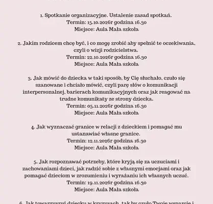 Warsztaty dla rodziców w Zamościu – rusza cykl spotkań