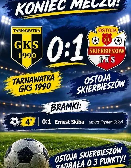 Skromna wygrana Ostoi Skierbieszów w Tarnawatce