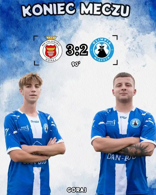 Olimpia Miączyn przegrywa z Metalowcem Goraj 3:2