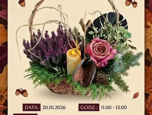 Jesienne warsztaty florystyczne w GOK Grabowcu – zapisy do 16 października