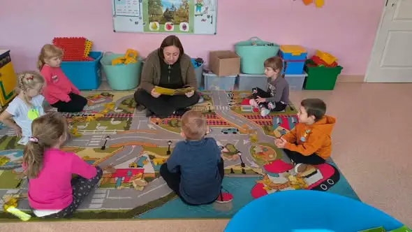Jesienne spotkanie w bibliotece w Horyszowie Polskim