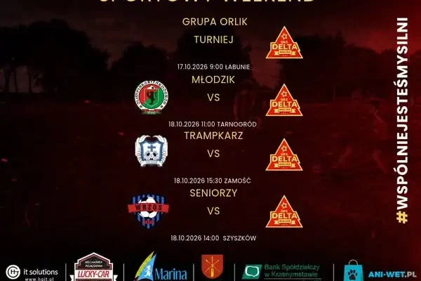 Weekend pełen wyjazdów dla drużyn GKS Delta Nielisz