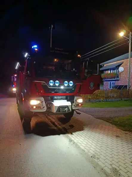 Pożar sadzy w Wólce Łabuńskiej – interwencja strażaków z OSP Łabunie i JRG Zamość