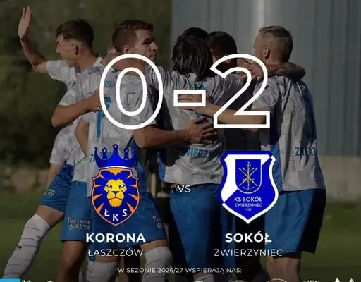 Sokół Zwierzyniec wygrał w Łaszczowie – Perin i Graniev na liście strzelców