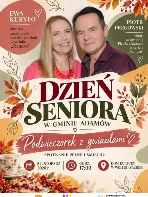Dzień Seniora w gminie Adamów – spotkanie z gwiazdami „Rancza”