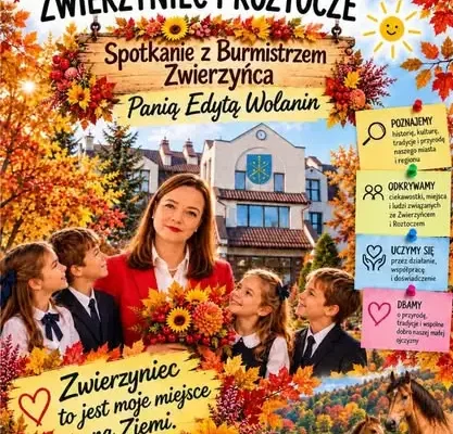 Młodzi reporterzy z wizytą u Burmistrz Zwierzyńca – lekcja samorządu i patriotyzmu