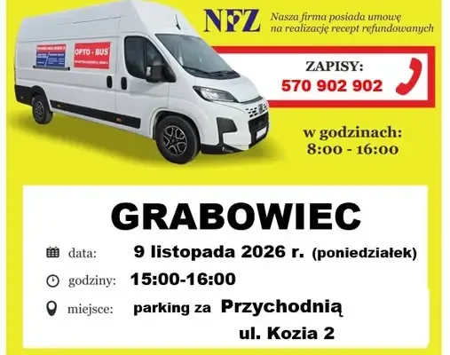 Bezpłatne badanie wzroku w Grabowiec – 9 listopada 2026
