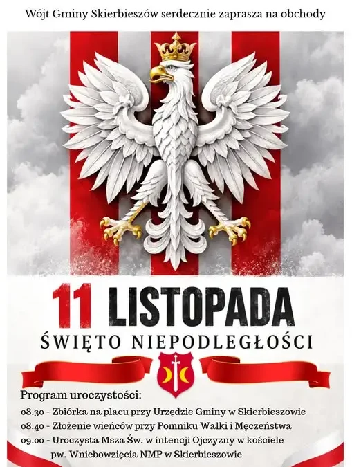 Święto Niepodległości w Skierbieszowie – program obchodów