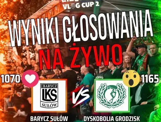 Barycz Sułów walczy o zwycięstwo w głosowaniu Ligowiec Vlog Cup