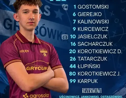 GKS Grabówka zaprezentował nowe stroje na mecz z Koroną Dobrzyniewo Duże