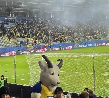 Uczniowie ze Zwierzyńca na meczu Pucharu Polski w Lublinie
