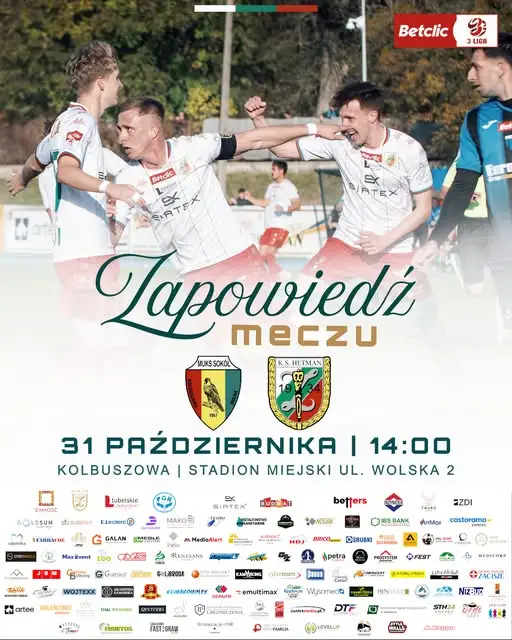 Hetman Zamość w pogoni za czwartym zwycięstwem. W sobotę mecz w Kolbuszowej Dolnej