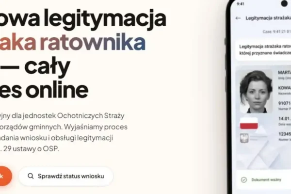 Cyfrowa legitymacja strażaka OSP – ruszył proces rejestracji